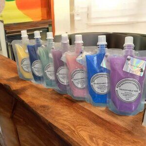 Hand Crafted Squezzable Wax Melt Pouches - 4oz.